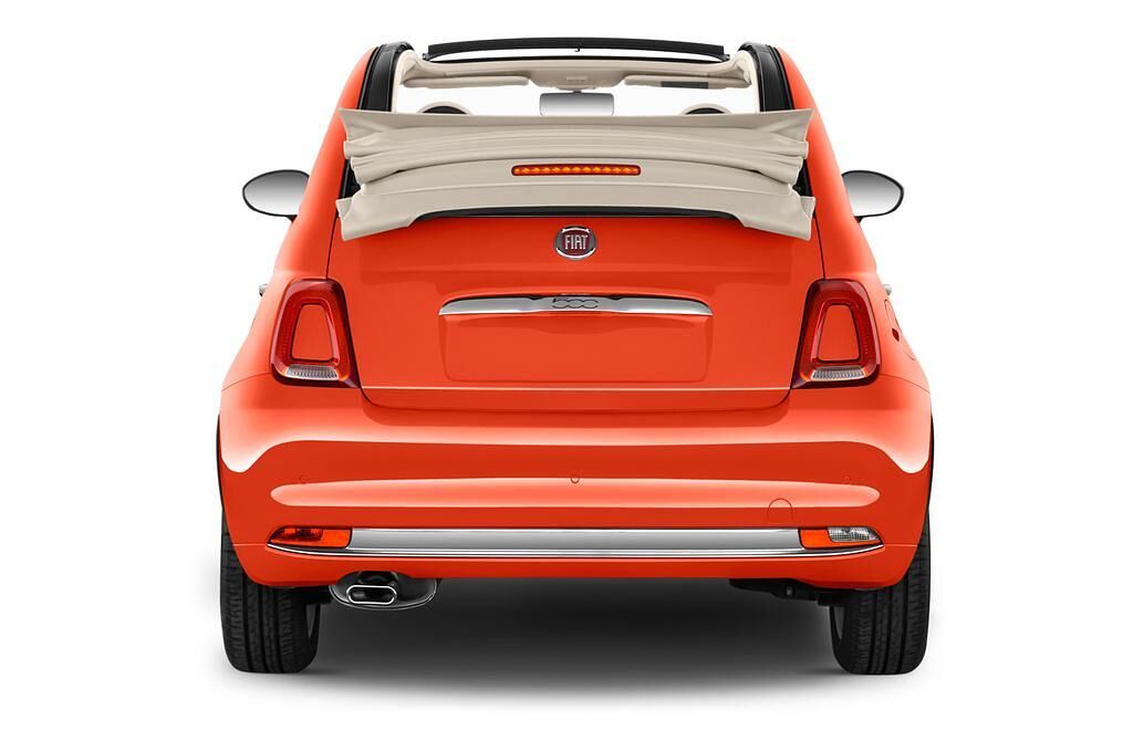FIAT 500 Cabrio (Baujahr 2016) Lounge 2 Türen Heckansicht