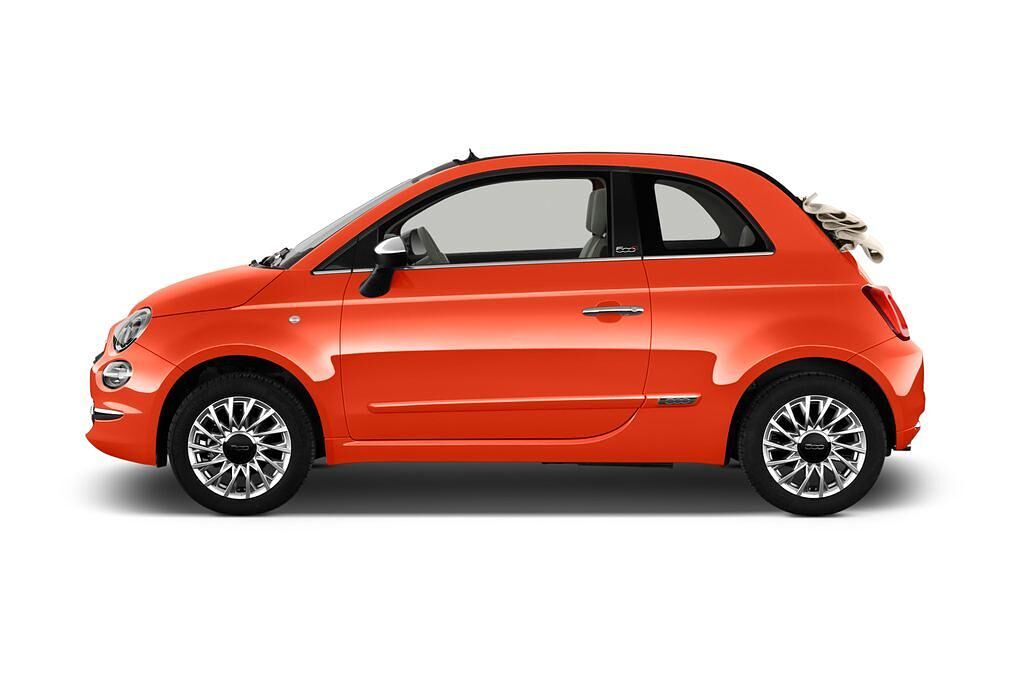 FIAT 500 Cabrio (Baujahr 2016) Lounge 2 Türen Seitenansicht