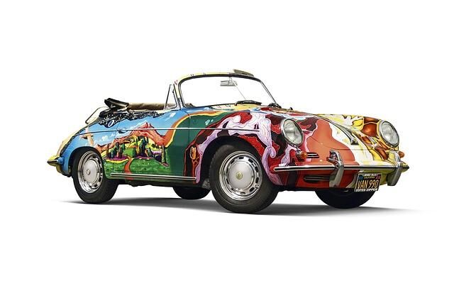 Die Pop-Protagonisten der Hippie-Bewegung fuhren psychedelisch bemalte Porsche - Janis Joplin etwa diesen Porsche 356