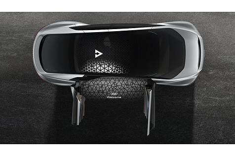 Audi Aicon 2017 - die Türen der Zukunftsstudie öffnen gegenläufig