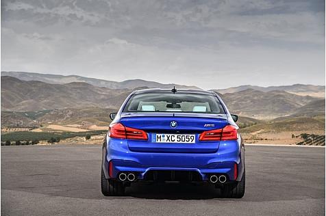 Das Heck des BMW M5 ist gewohnt ausdrucksstark