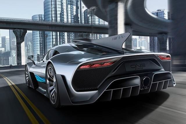 Eindrucksvoll: Das Heckdesign des Mercedes-AMG Project One