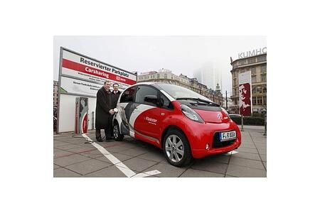 Erster Elektro-Citroën in Bahn-Diensten Erster Elektro-Citroën in Bahn-Diensten