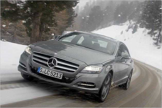 Ab September 2011 zu haben: Der Mercedes CLS 350 CDI 4Matic hat dank Allradantrieb eine gute Traktion