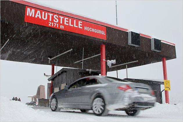 Die Timmelsjoch-Hochalpenstraße ist das perfekte Testrevier für den Allrad-CLS