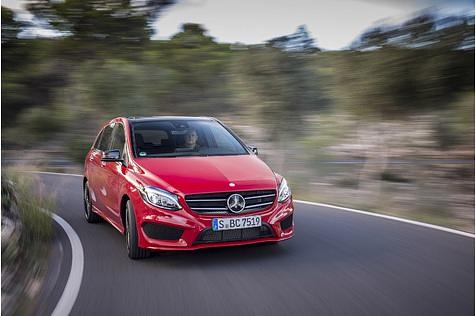 Die Mercedes-Benz B-Klasse dominiert die Vans/Minivans