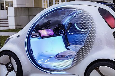 Smart Vision EQ Fortwo - so soll die elektrische Smart-Zukunft im Jahre 2030 aussehen