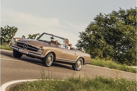 Mercedes 280 SL Pagode W 113 - unterwegs auf der Schwäbischen Alb
