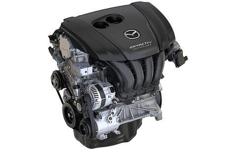 Der neue Motor im Mazda CX-5 Skyactiv-G 194 schafft mit innermotorischen Maßnahmen die Euro 6 c/d-Norm