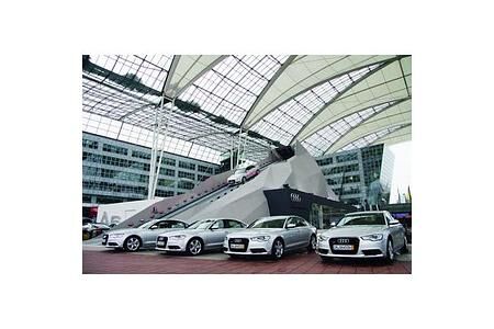 Audi A6 erklimmt „mont quattro“