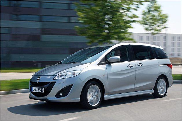 Gemächlich: In 12,8 Sekunden spurtet der Mazda 5 1.8 von null auf 100 km/h
