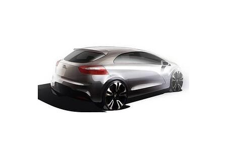 Kia zeigt erste Skizzen seines neuen Rio