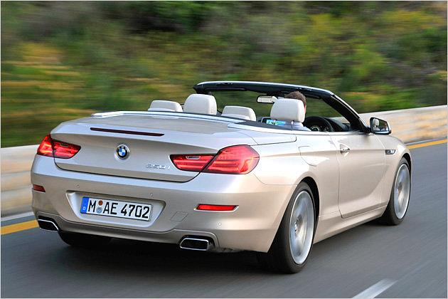 Endlich uneingeschränkt schick: Das Heck des neuen 6er Cabrio