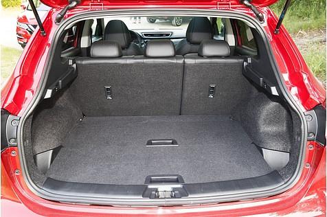 Der Kofferraum des Nissan Qashqai fasst 430 bis 1.585 Liter