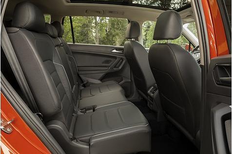 VW Tiguan Allspace 2.0 TSI - normales Platzangebot in Reihe zwei