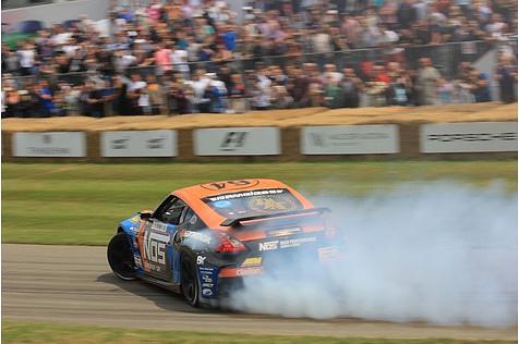 Der Nissan 370Z von Drifter Chris Forsberg holt über 1.000 PS aus seinem 5,6 Liter großen V8-Triebwerk.