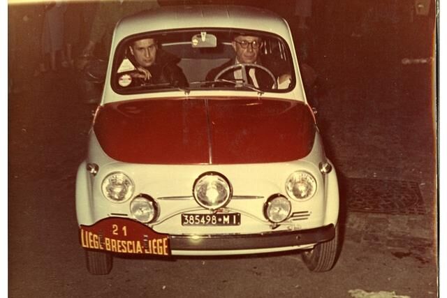 Sieger bei der Rallye Lüttich-Brescia-Lüttich: Der Fiat 500 Sport