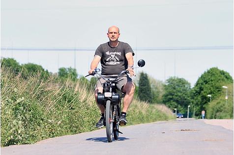 49 Kubikzentimeter ist der Motor groß.