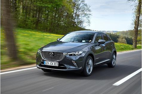 Optisch ändert sich beim Mazda CX-3 nicht sehr viel