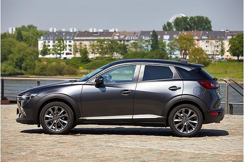 Der Mazda CX-3 ist 4,28 Meter lang