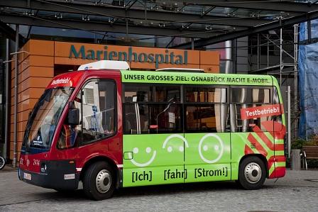 Elektrobus in Osnabrück