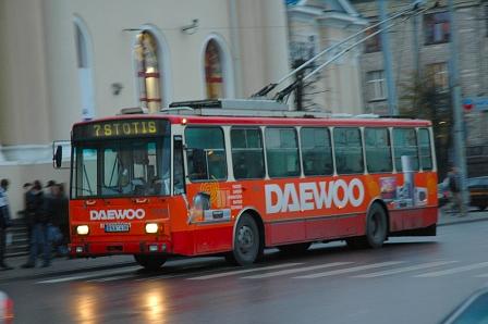 Oberleitungsbus in Litauen