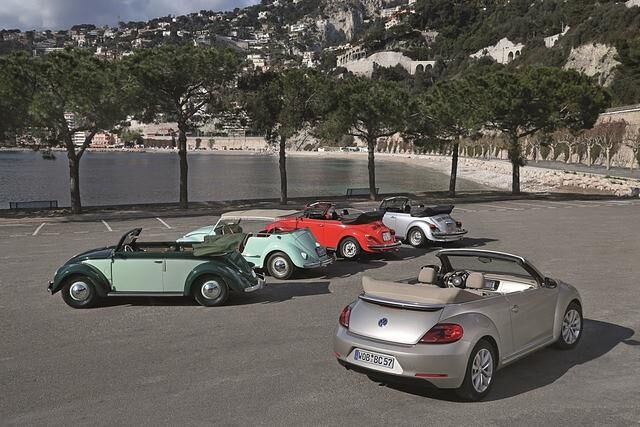 Klassentreffen der VW-Cabrios