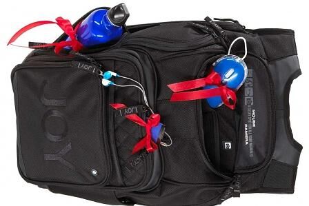 Ebenfalls aus der bayrischen Accessoireabteilung: Der Rucksack Joy für die kleine Trekkingtour.