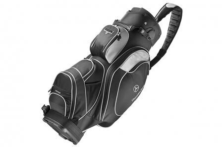 Regenhaube, Putterhalter, Schirm- und Teehalter - diese Golftasche hat Alles dabei.