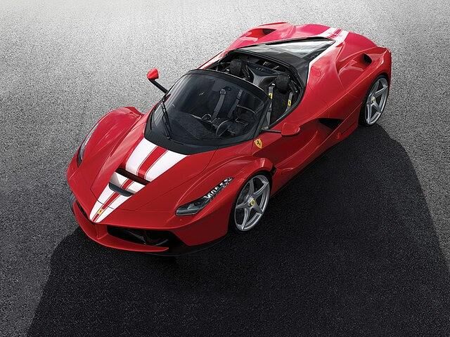 Charity-Projekt und künftiger Klassiker LaFerrari Aperta, 10 Millionen Dollar, auf Rang fünf