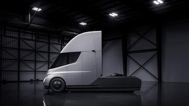 Unter anderem zeichnet sich der Tesla-Truck durch eine windschlüpfige Karosserie aus