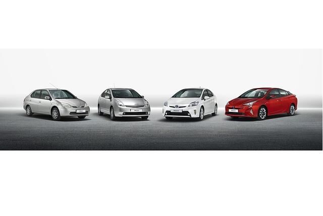 Prius Generation eins bis vier
