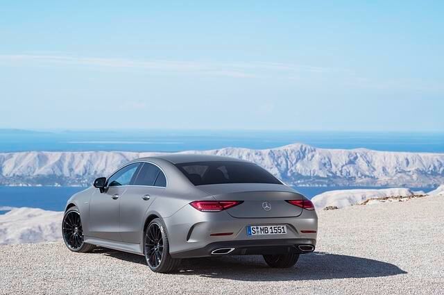 Die Heckansicht des CLS