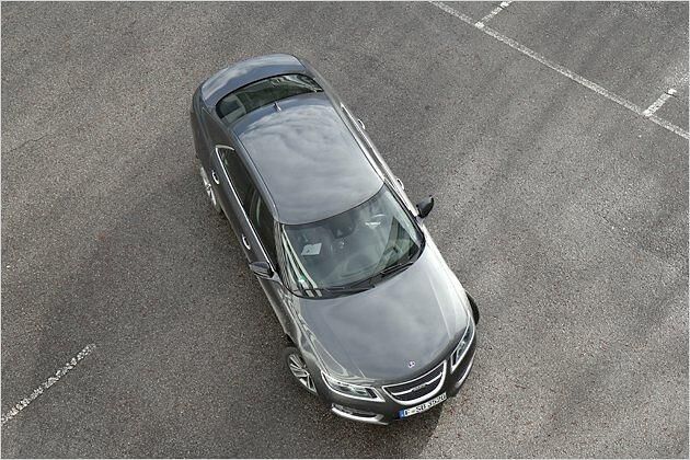 Stämmige Erscheinung: Der Saab 9-5 ist exakt fünf Meter lang