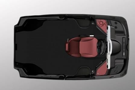 Im Mia K kann der Fahrer keine Passagiere, dafür aber Lasten bis zum zulässigen Gesamtgewicht von 1195 Kilo transportieren.