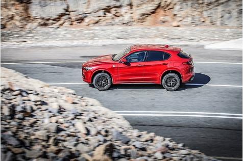Alfa Romeo Stelvio Quadrifoglio - bei normaler Fahrt gelangt nahezu die komplette Kraft an die Hinterachse