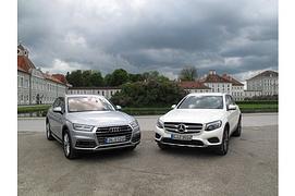 Audi Q5 2.0 TDI - Mercedes GLC 250d - Kopfentscheidung Audi Q5 2.0 TDI - Mercedes GLC 250d - Kopfentscheidung