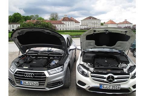 Mercedes GLC 250d 4matic - Audi Q5 2.0 TDI Quattro
