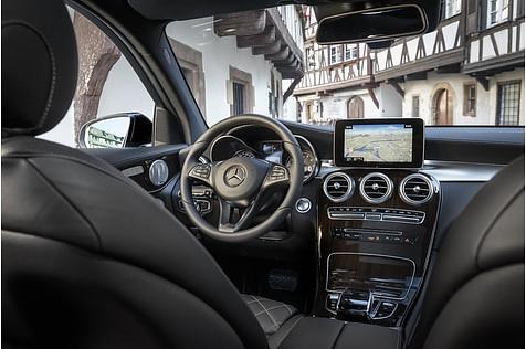 Der Innenraum des Mercedes GLC 250d 4matic