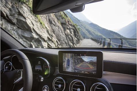 Der Bildschirm im Mercedes GLC 250d 4matic