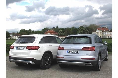 Mercedes GLC 250d 4matic - Audi Q5 2.0 TDI Quattro