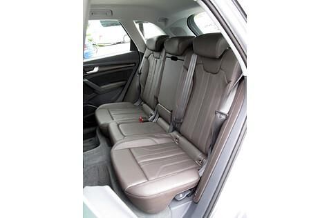 Das Fondabteil des Audi Q5 2.0 TDI Quattro