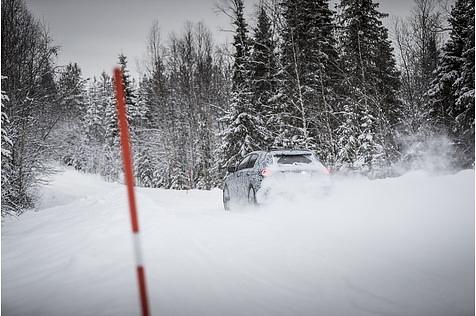 Mercedes A-Klasse 2018 - unterwegs im schwedischen Niemandsland