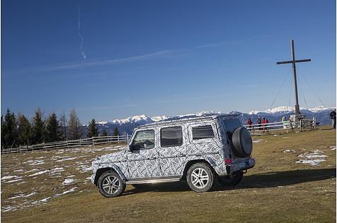 Mercedes G-Klasse 2018 - fünf Zentimeter länger als bisher