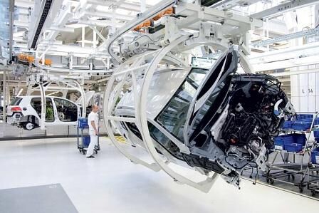 Montage bei VW in Wolfsburg
