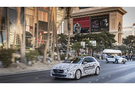 Mercedes A-Klasse 2018 auf Testfahrt in den USA