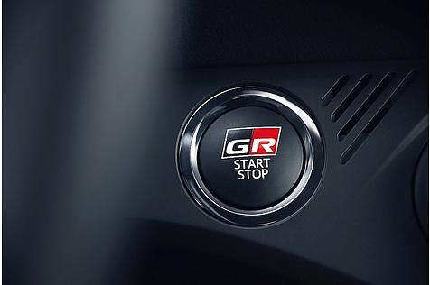 Gestartet wird der Toyota Yaris GRMN per Knopfdruck