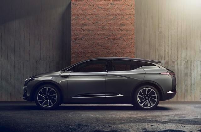 4,85 Meter ist das elegant gezeichnete Byton-SUV lang
