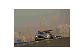 24-Stunden-Rennen-Dubai 2011: Dritter Platz für den SLS AMG GT3
