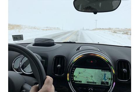 Mini Cooper S E Countryman All4 - der Allradantrieb arbeitete bei Schnee und Eis bisweilen nicht